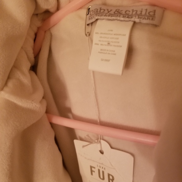 LUXE FUR FAUX SNOW LEOPARD JACKET - Picture 6 of 10